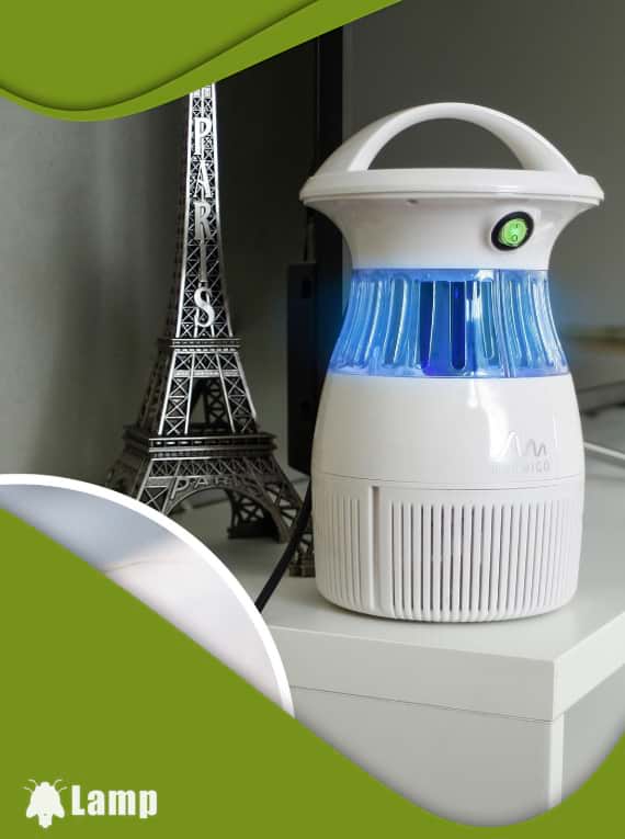 Инсектицидна лампа против комари и мухи с UV светлина и вентилатор GARDIGO допълнително изображение 2