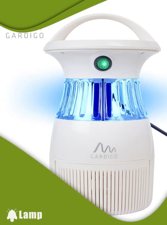 Инсектицидна лампа против комари и мухи с UV светлина и вентилатор GARDIGO