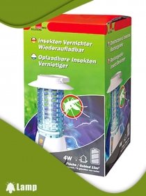 Инсектицидна лампа против комари и мухи SWISSINNO SOLUTIONS 4W