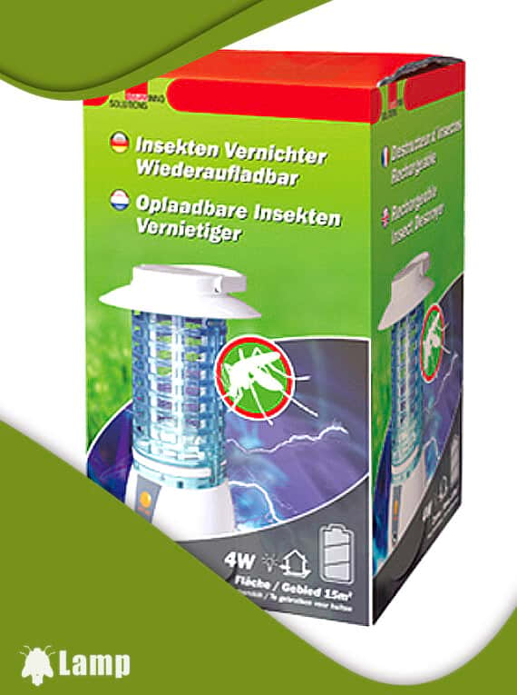 Инсектицидна лампа против комари и мухи SWISSINNO SOLUTIONS 4W допълнително изображение 1
